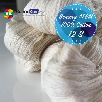 Benang Katun 12s Hand-Spun untuk Tenun ATBM