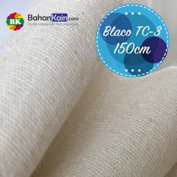 Kain Blacu TC 3 (Cotton – Polyester) Lebar 160 CM