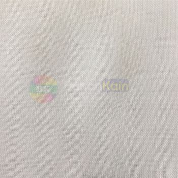 Kain Rayon Paris Putih Lebar 115 CM