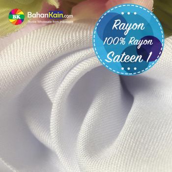 Kain Rayon Sateen Premium Lebar 150 CM