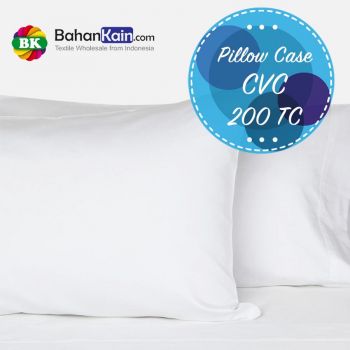 Sarung Bantal Hotel CVC 200 Thread Count (Pillow Case)