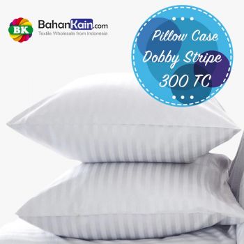 Pillow Case Hotel Dobby Cotton Stripe 300 TC