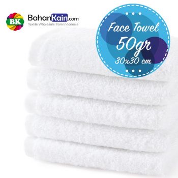 Face Towel Hotel: Handuk Wajah size 30x30 CM Putih