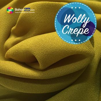 Bahan Kain wollycrepe