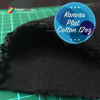 Kanvas Katun Plat Warna 12 OZ