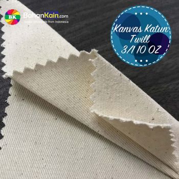 Kanvas Katun Twill 3/1 10 OZ – Greige BM 14