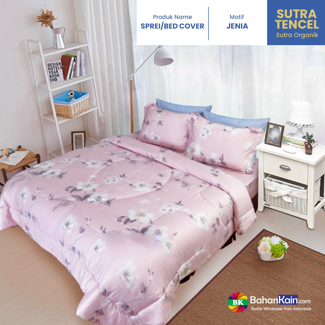 Sprei / Bed Cover Sutra Tencel Motif