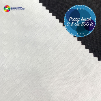 Bahan Sprei Dobby Bintik 0,5 cm 300 TC