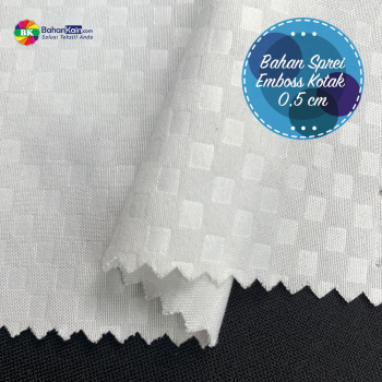Bahan Sprei Emboss Kotak 0,5 cm 