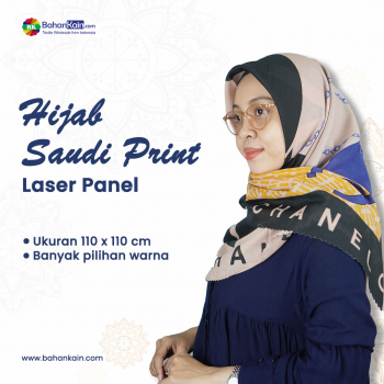 Hijab Saudi Morif Printing