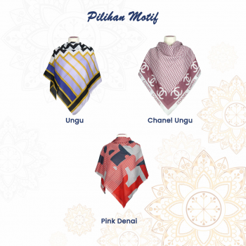 Hijab Saudi Morif Printing