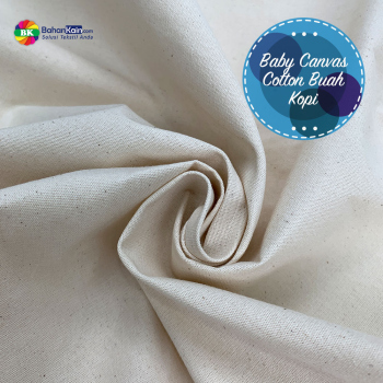 Kain Baby Canvas Cotton Buah Kopi