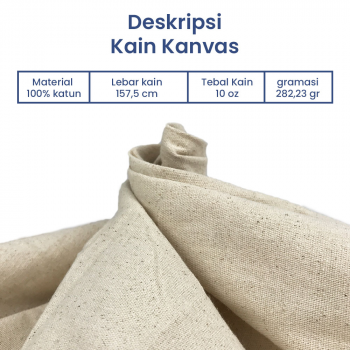 Kain Canvas Cap Badak