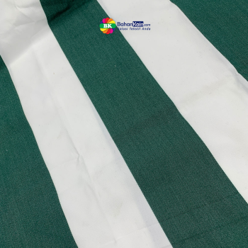 Kain Canvas White Green Stripe