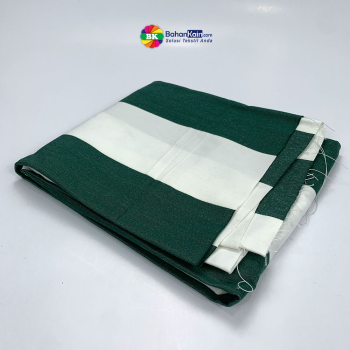 Kain Canvas White Green Stripe