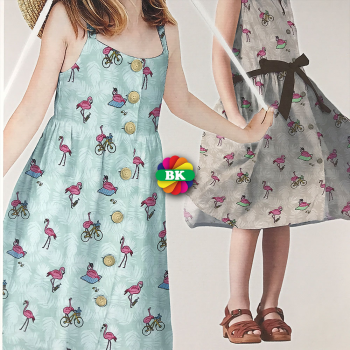 Kain Cotton Vision Motif Hewan 4C