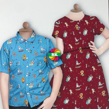 Kain Cotton Vision Motif Hewan 5K