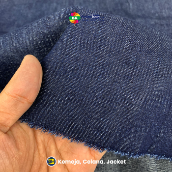 Kain Cotton Washed Denim 8 Oz