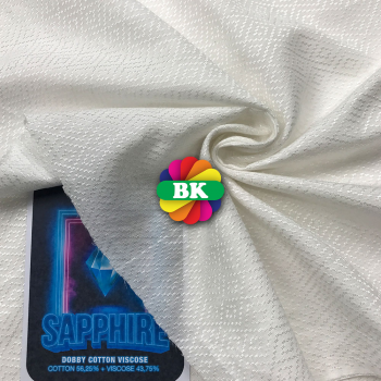 Kain Dobby Cotton Viscose Cap Sapphire