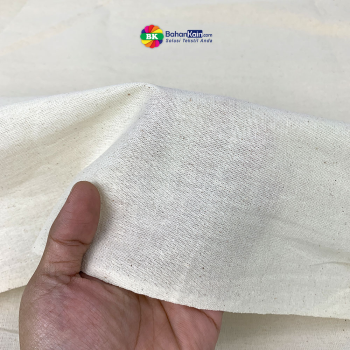 Kain Greige Katun Gelatik Kembar 