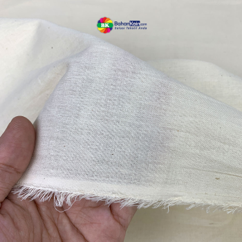 Kain Greige Katun Makarel