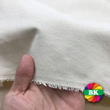Kain Kanvas Katun Natural  Twill 12 Oz
