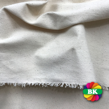 Kain Kanvas Katun Natural  Twill 12 Oz