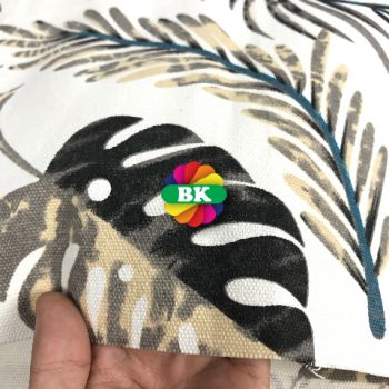 Kain Kanvas Print Motif Monstera Broken White