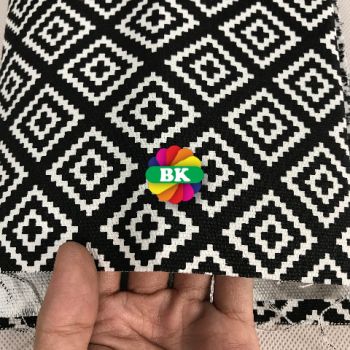 Kain Kanvas Print Motif Tikar