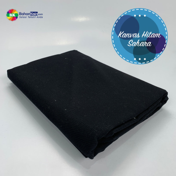 Kain Kanvas Sahara Hitam 