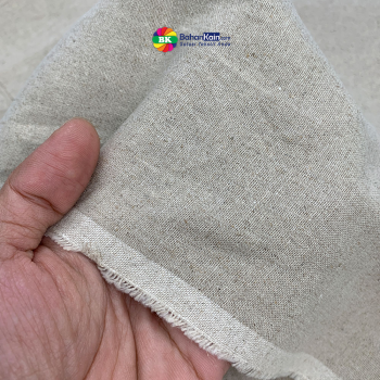 Kain Linen Cotton 10s 02 Natural