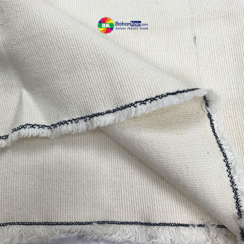 Kain linen Off White B Doubling Tebal