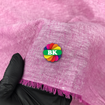 Kain Linen Pink Gulabi