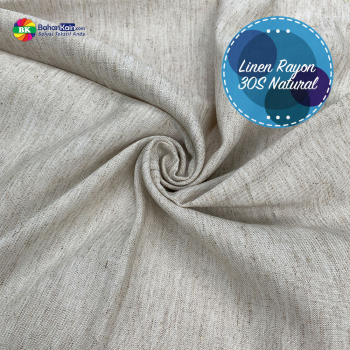 Kain Linen Rayon 30S Natural