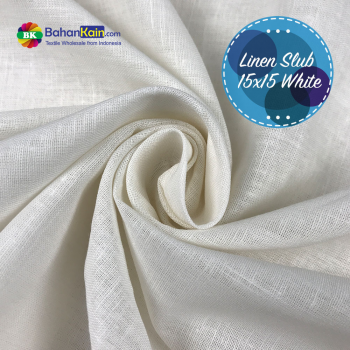 Kain Linen Slub 15x15 White