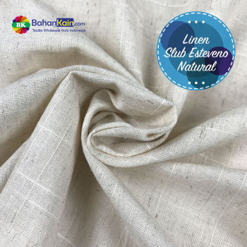 Kain Linen Slub Esteveno Natural