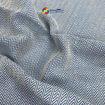 Kain Palm Herringbone Canvas