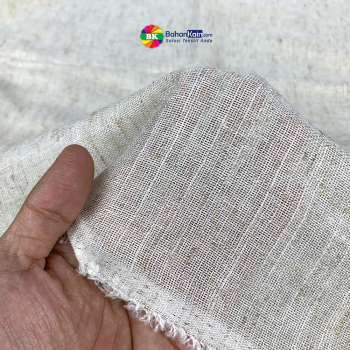 Kain Rayon Linen Slub Natural