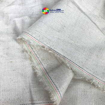 Kain Rayon Linen Twill Spandex Natural