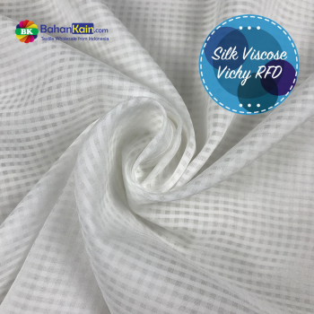 Kain Silk Viscose Vichy RFD