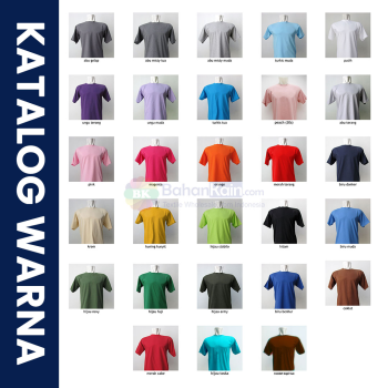 Kaos Cotton Combed 20s Lengan Pendek