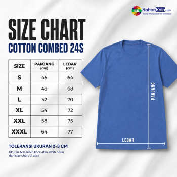 Kaos Cotton Combed 24s