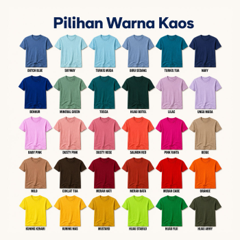 Kaos Cotton Combed 24s
