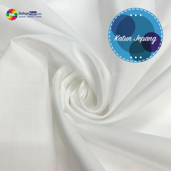 Katun Jepang Premium 100% Cotton Lembut & Adem - Lebar 115cm - Untuk Gamis, Mukena, Baju Kerja