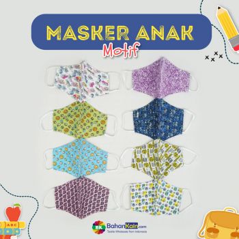 Masker Anak Motif