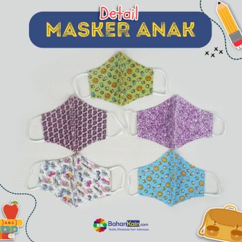 Masker Anak Motif
