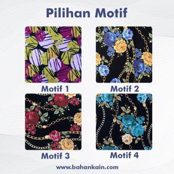 Rayon Motif Floral