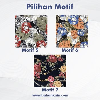 Rayon Motif Floral