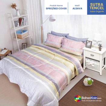 Sprei / Bed Cover Sutra Tencel Motif