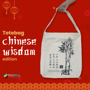 Totebag Kanvas Chinese Wisdom Katun